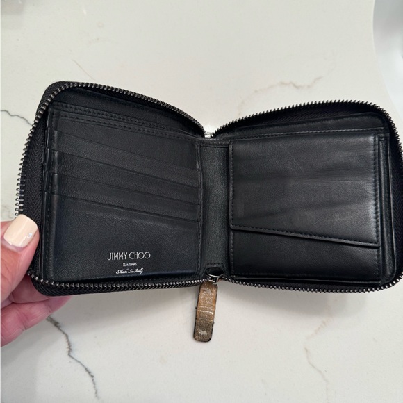 ❤️Jimmy Choo Metallic Star Studded Wallet - Picture 3 of 8